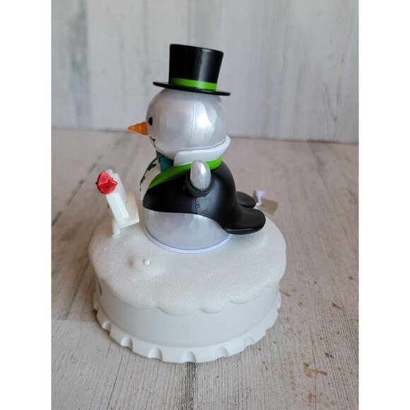 Hallmark band conductor snowman animated Xmas figure concert - Picture 3 of 8